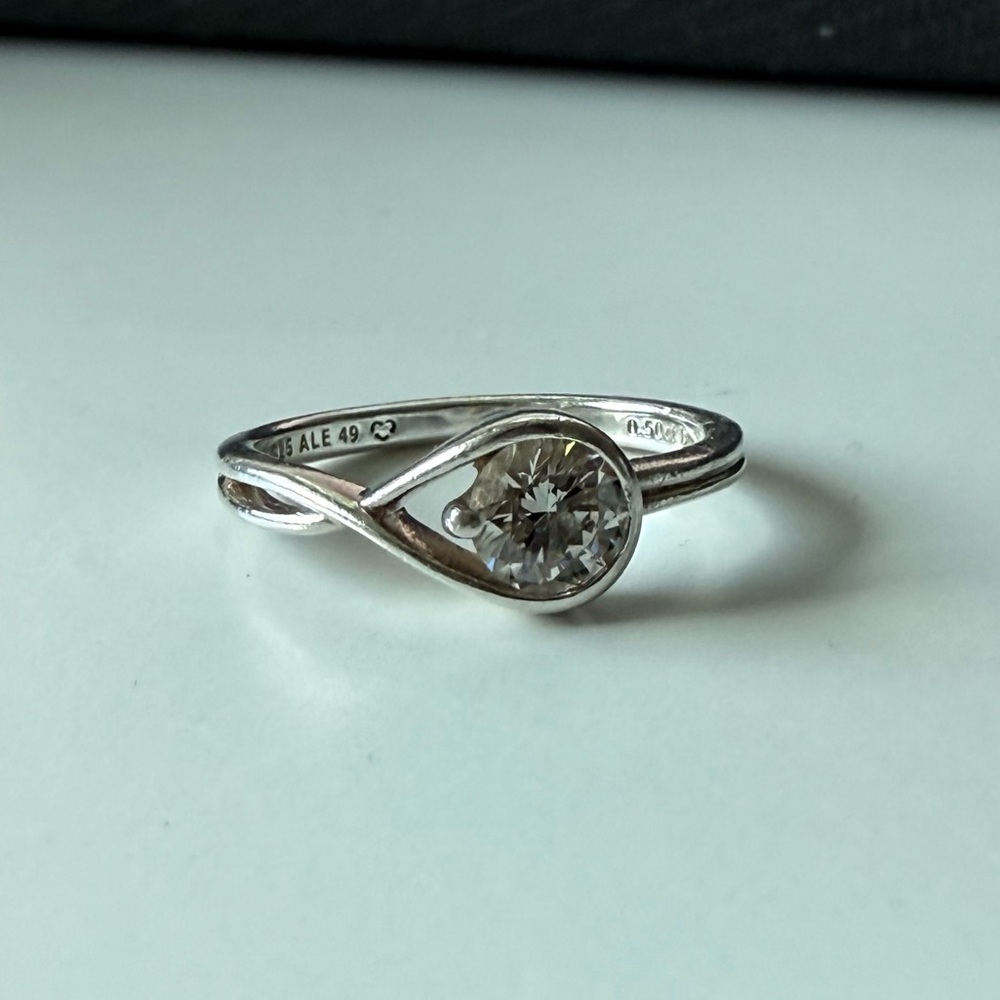 PANDORA Infinite Sterling Silver Lab-grown Diamond Ring